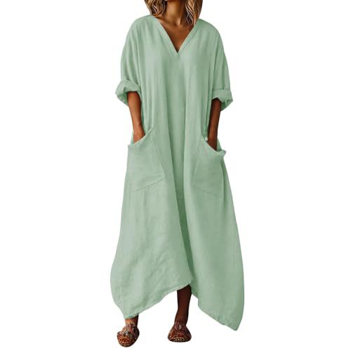 Women's Minimalist Solid Color Elegant Casual A-Line Dress