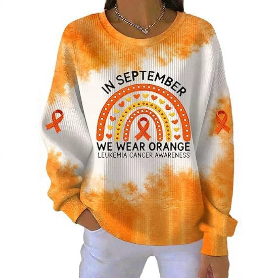 Women's Heart Ribbon Letter Colorful Print Casual Sweatshirt