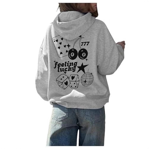 Women's Cherry Pool Letter Print Hoodie