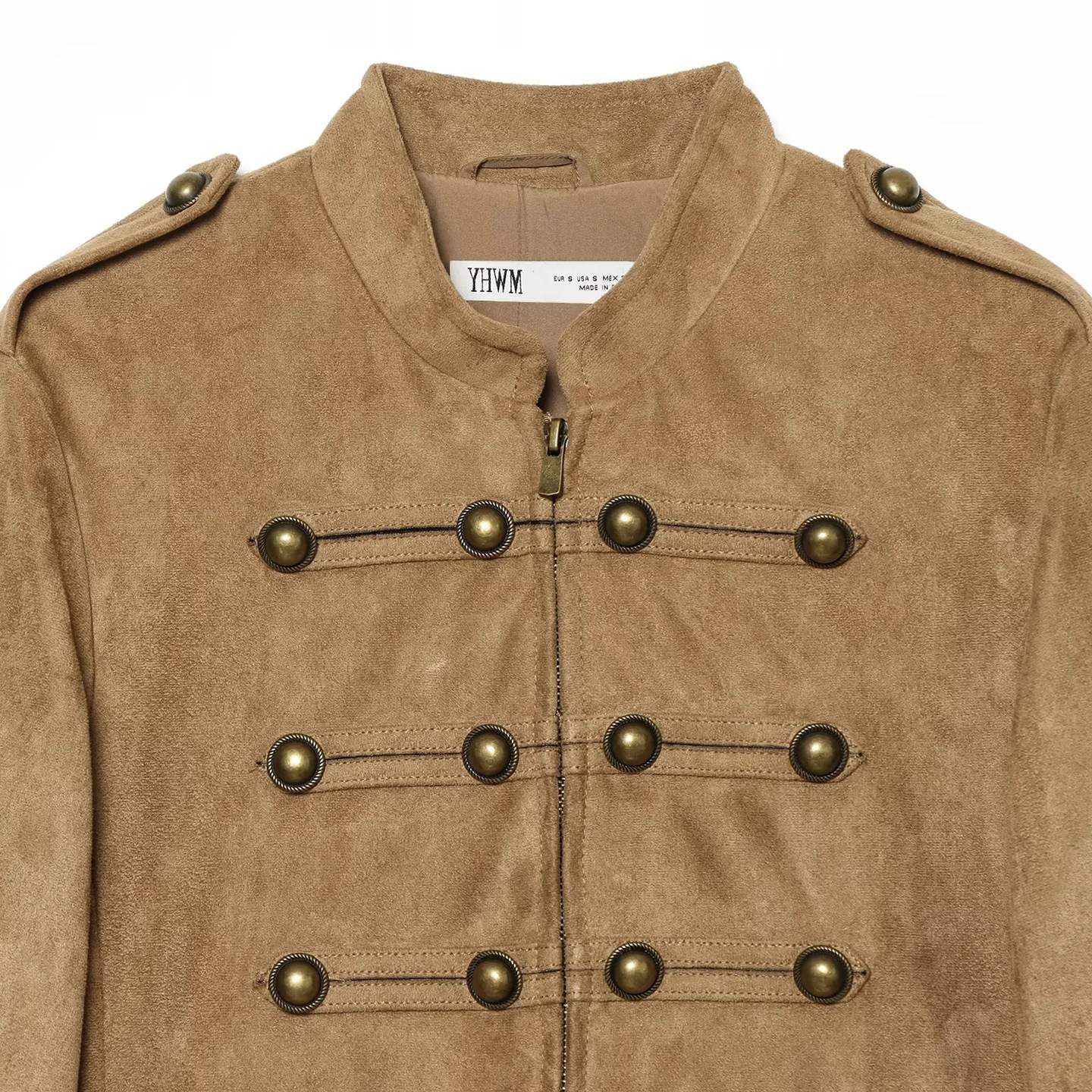 Women's Stand Collar Knot Button Jacket