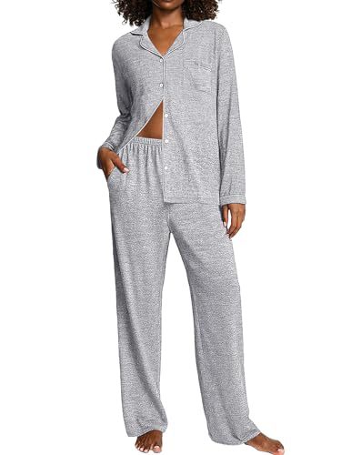 Women's Cuban Collar Printed Long Sleeve Shirt Set Casual Minimalist