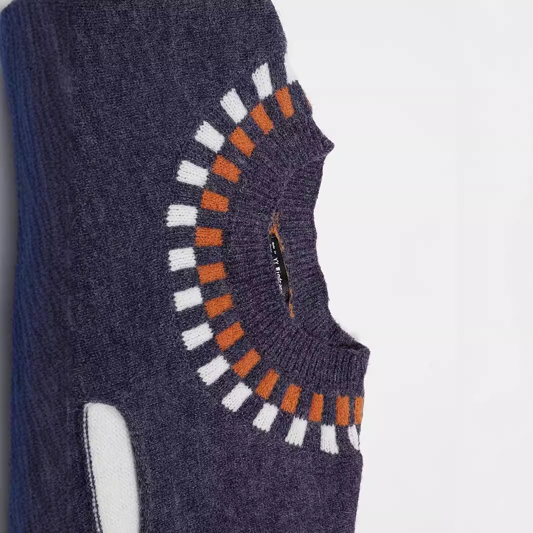 Retro Lazy Cloud Pattern Wool Knit Sweater Women's Loose Pullover