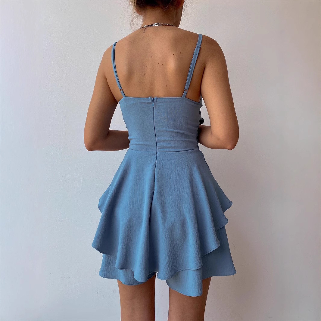 Women's Solid Color Sleeveless Zip Jumpsuit