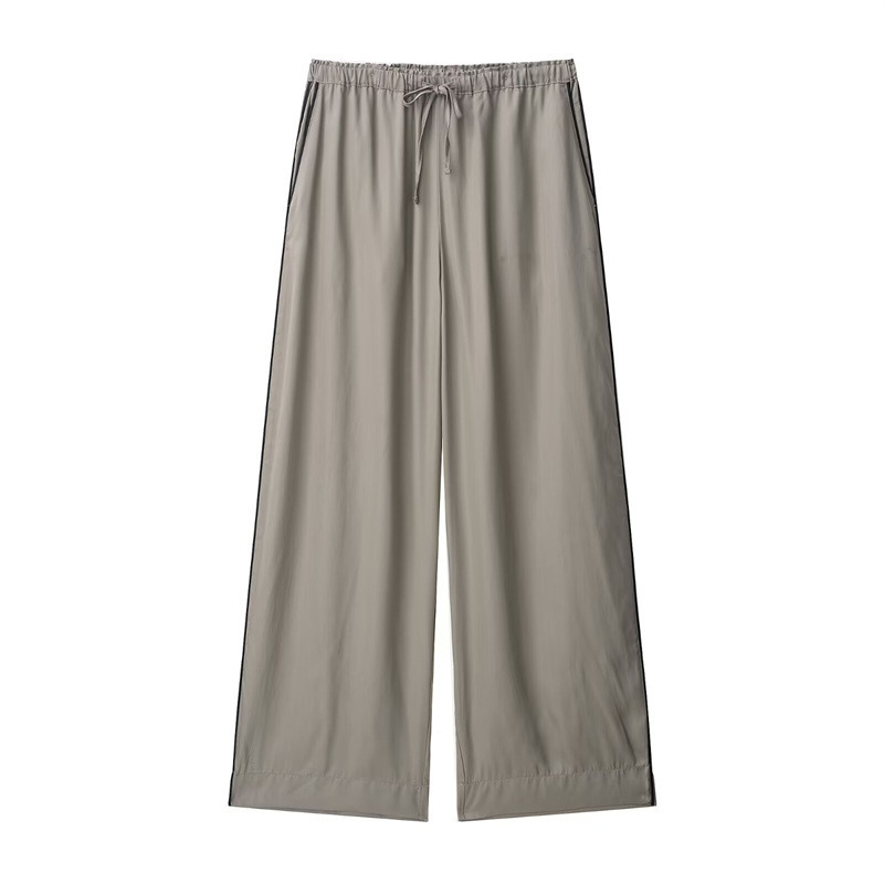 Minimalist Satin Shirt and Pants Set