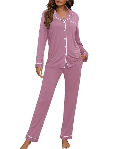 Women's Cuban Collar Polka Dot Print Long Sleeve Shirt Set