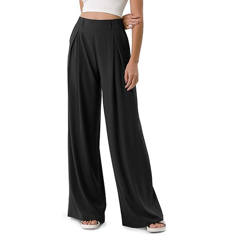High-Waisted Wide-Leg Flared Lounge Pants for Women
