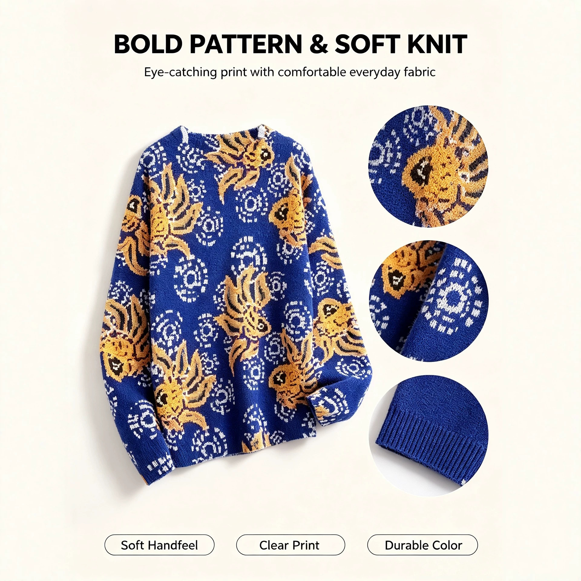 Christmas 3D Print Crewneck Pullover Sweater