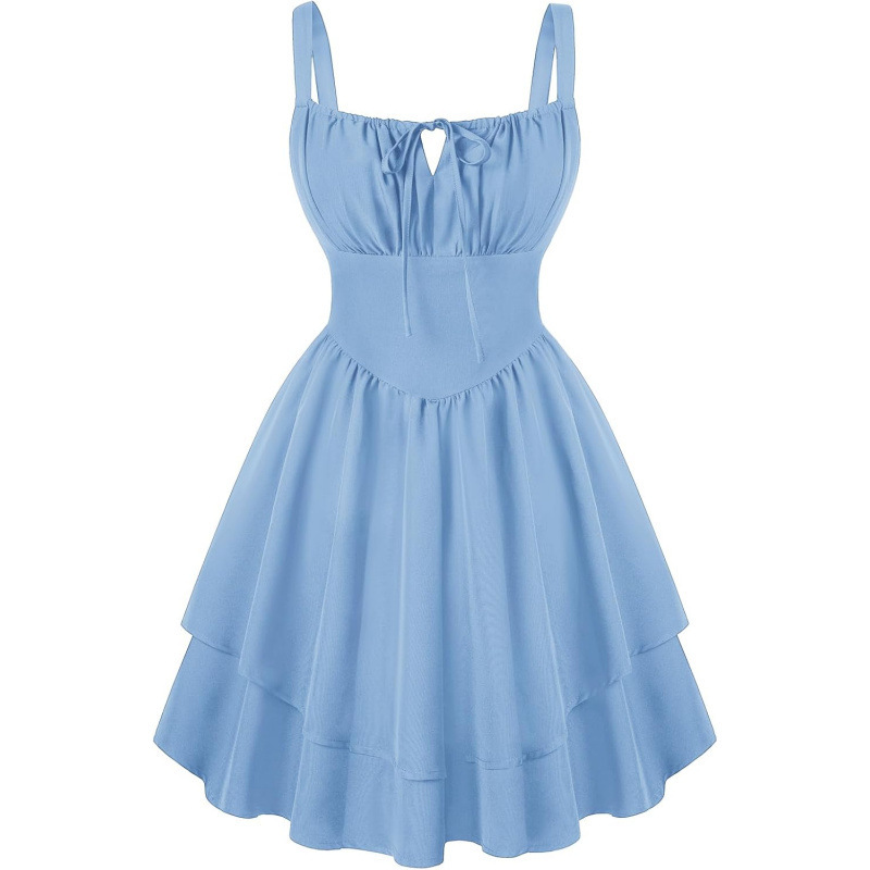Sexy Tie-Strap Cami Dress Women's Summer Fashion