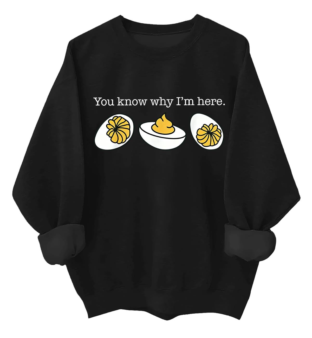 Women's Letter Print Crewneck Sweatshirt