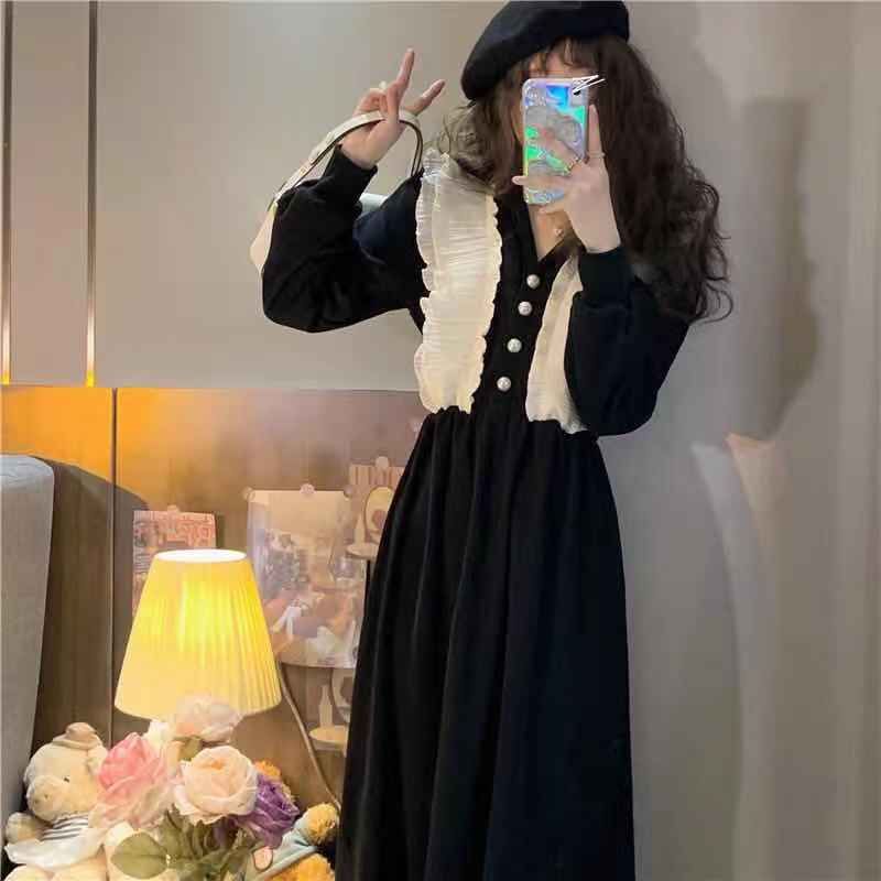 Plus Size Ruffle Waist-Cinching Midi Dress