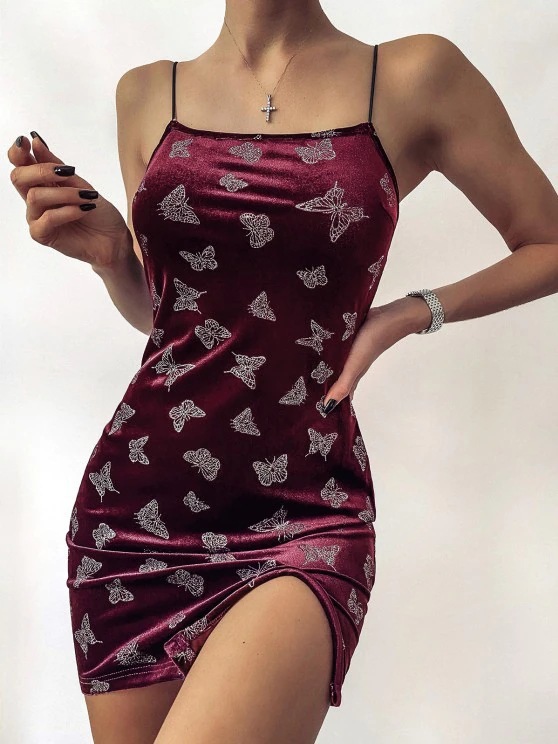 Women's Sleeveless Bodycon Mini Dress with Bow Print