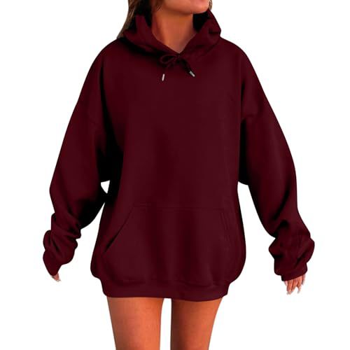 Women's Elegant Print Hoodie Long Sleeve Crew Neck