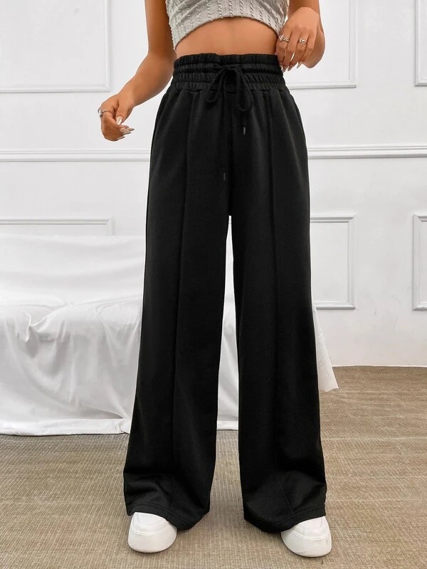 Women's Straight-Leg Sweatpants Loose Wide-Leg Casual Dance Pants