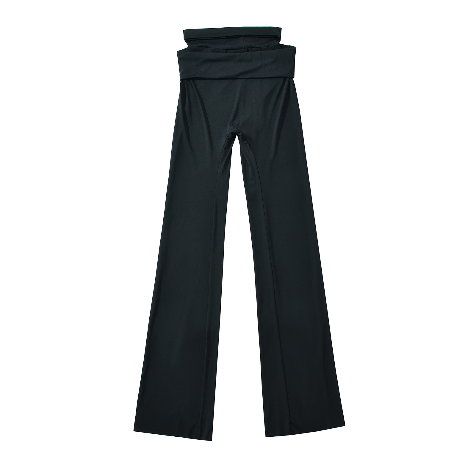Women's High-Waist Cutout High-Stretch Slim Pants