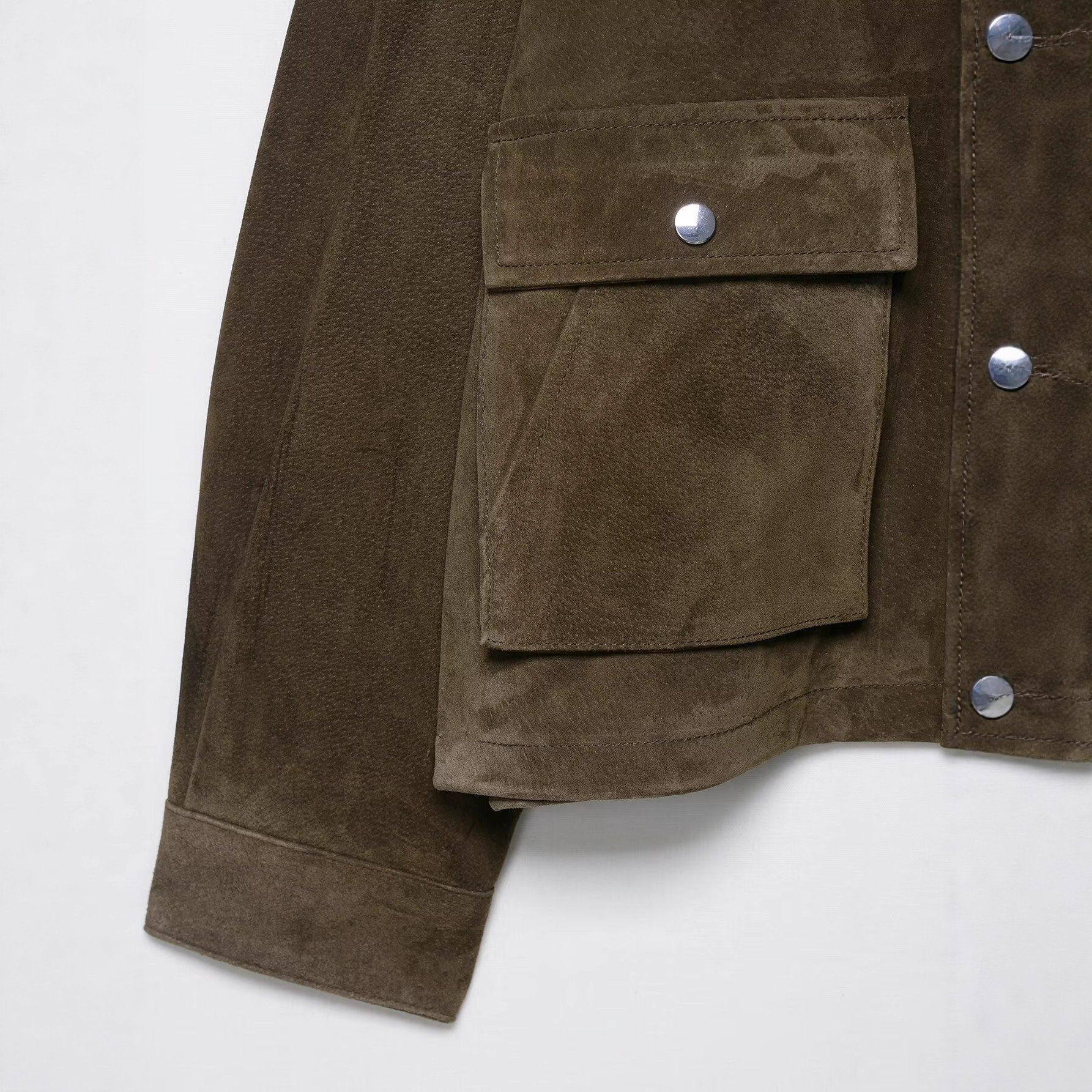 Women's Faux Leather Bomber Jacket