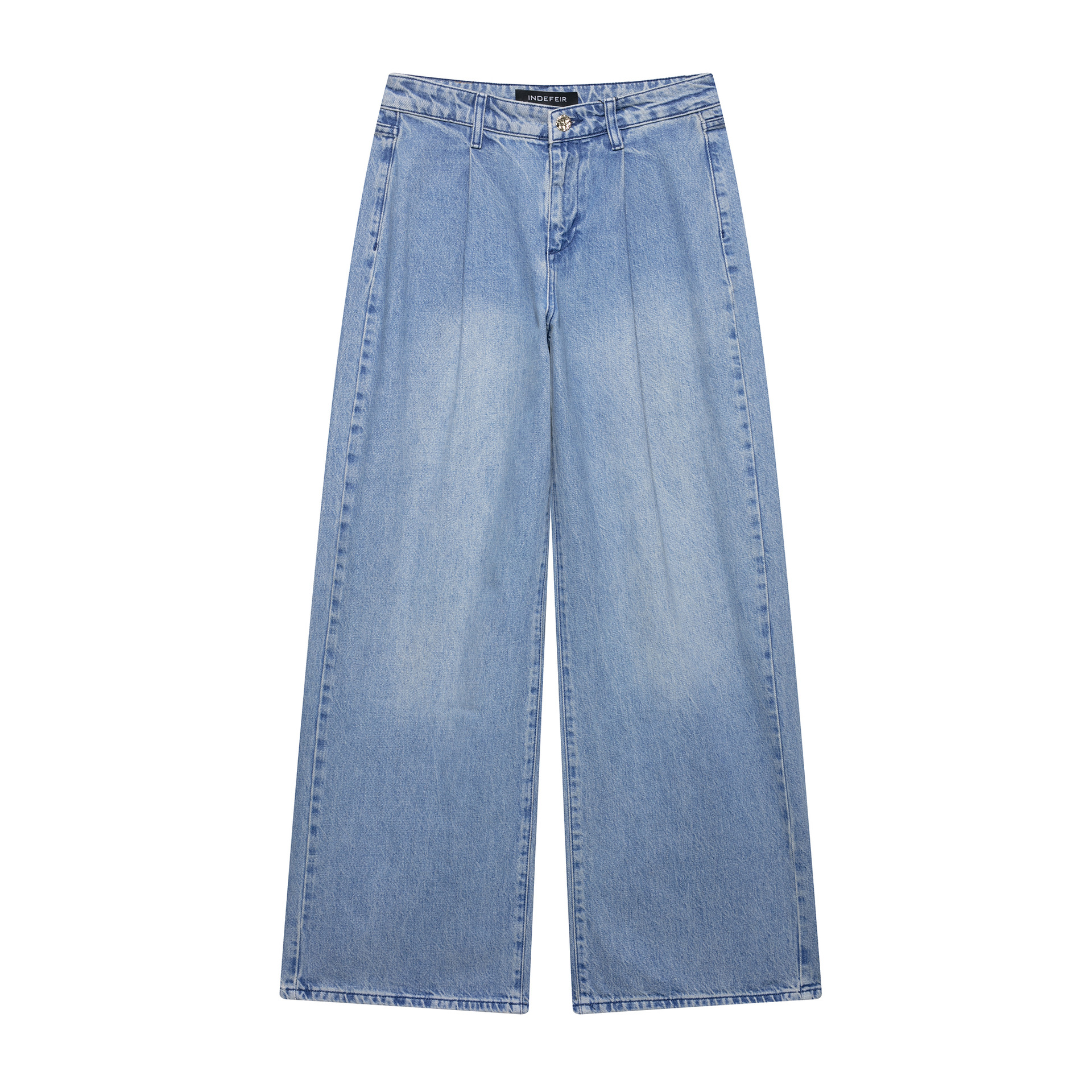 Women's Denim Vest and Pants Set Casual Streetwear