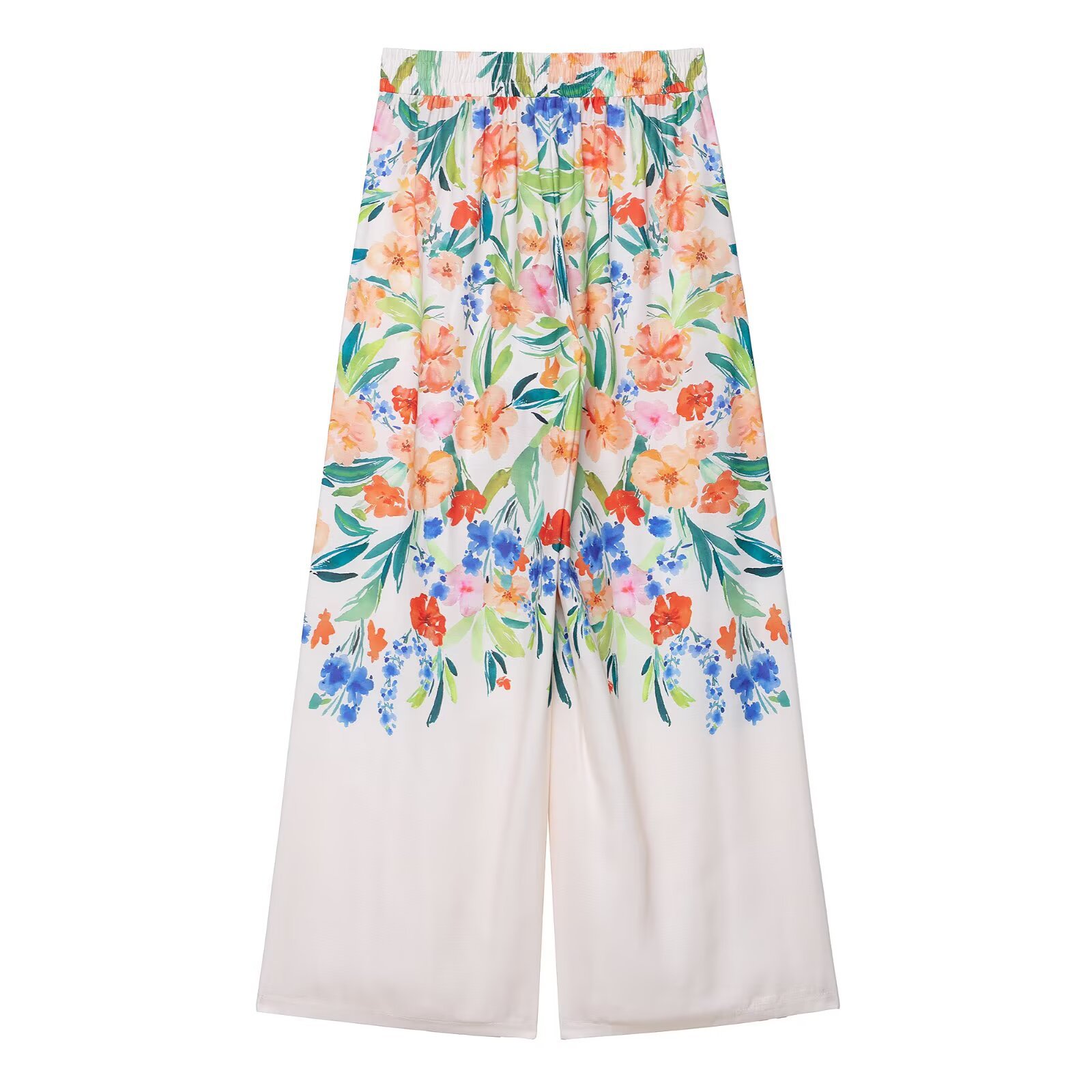 Floral Print Shirt and Pants Vacation Set