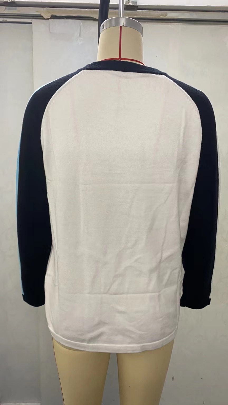Women's Star Print Crewneck Long Sleeve Loose Knit Sweater