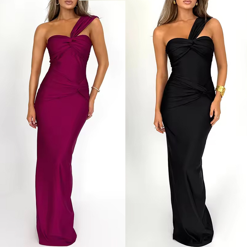 Women's Strapless Color-Block Bodycon Dress