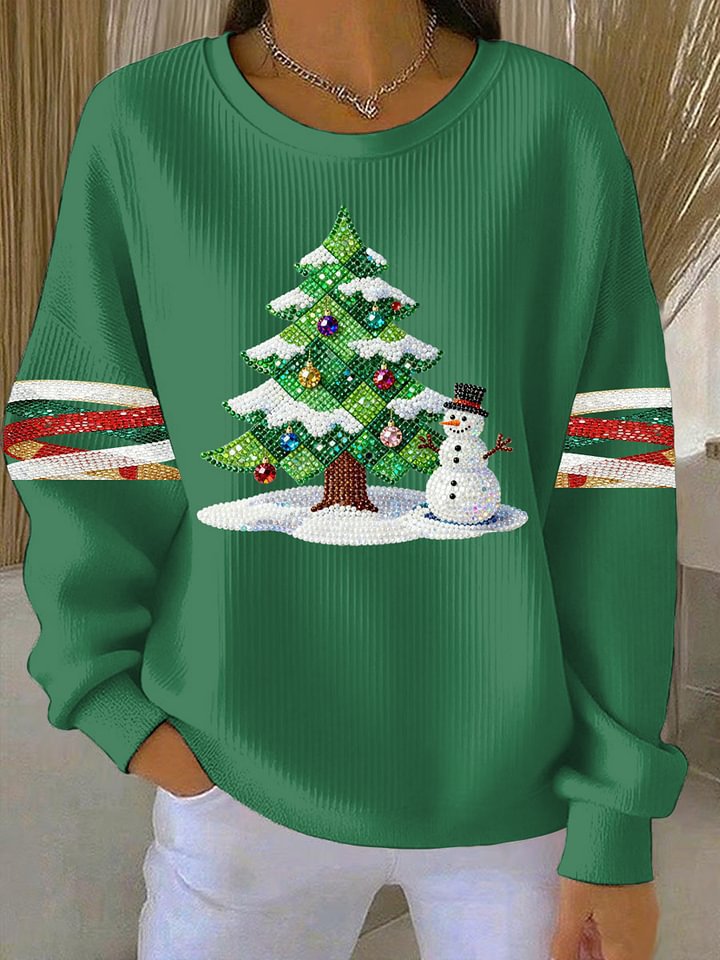 Christmas Pullover Women's Sweatshirt Oversized Crewneck