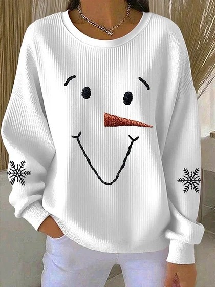 Women's Animal Wine Glass Paw Print Heart Print Crewneck Sweatshirt