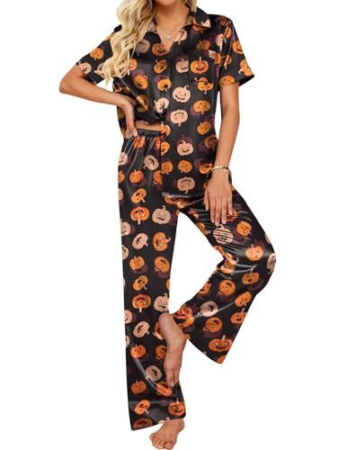 Women's Cuban Collar Bright Print Button Set