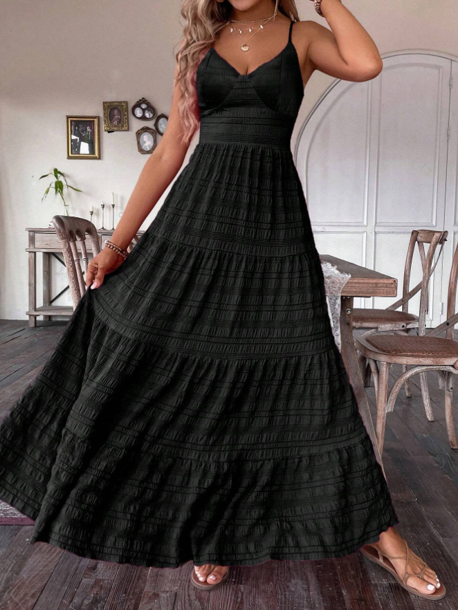 Sexy Bohemian Bow Tie Strap Dress