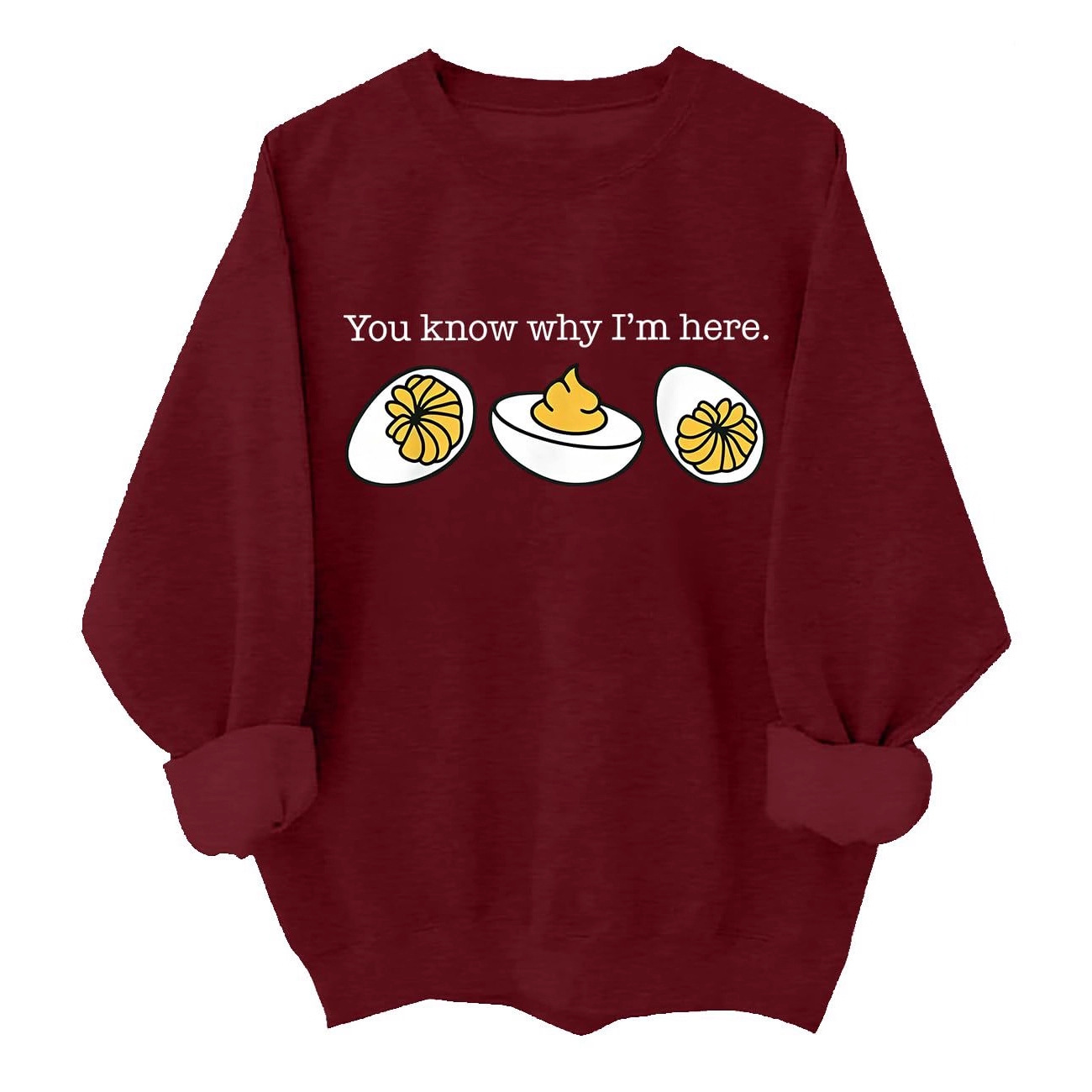 Women's Letter Print Crewneck Sweatshirt