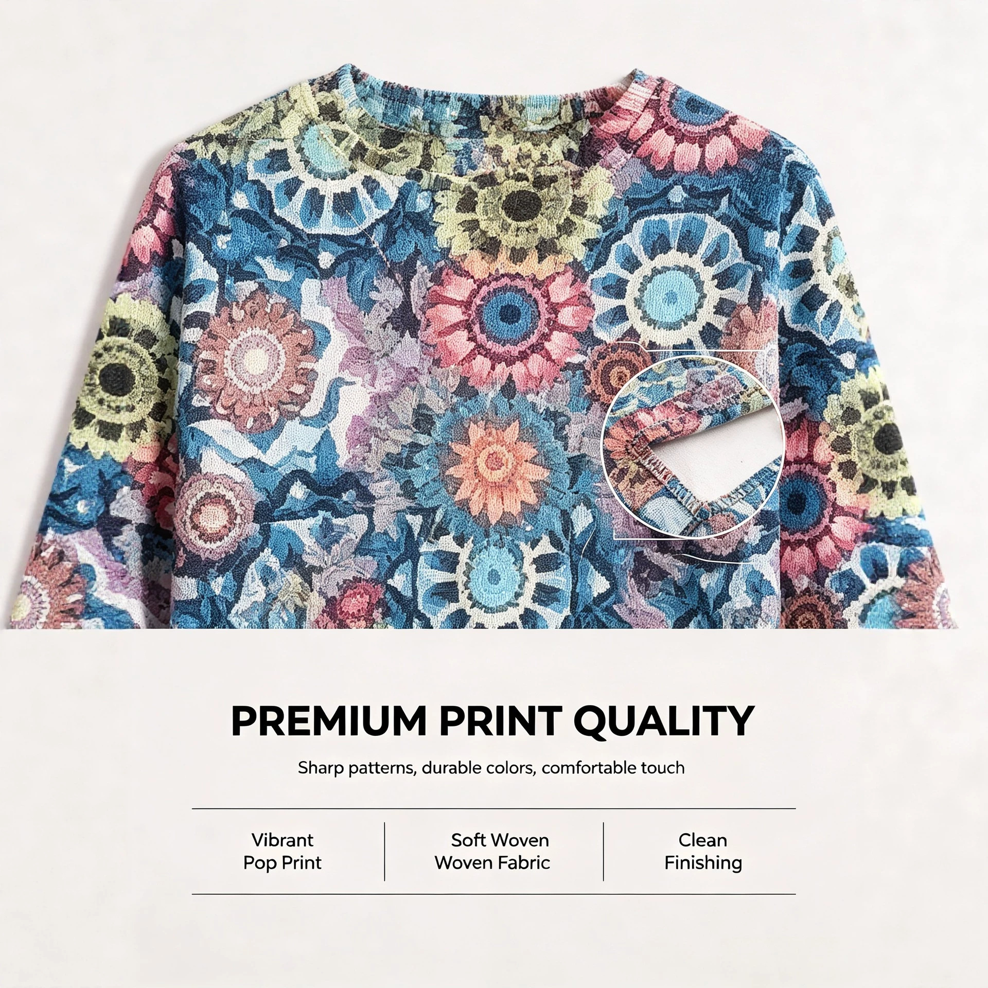 Women's Christmas 3D Print Crewneck Sweater