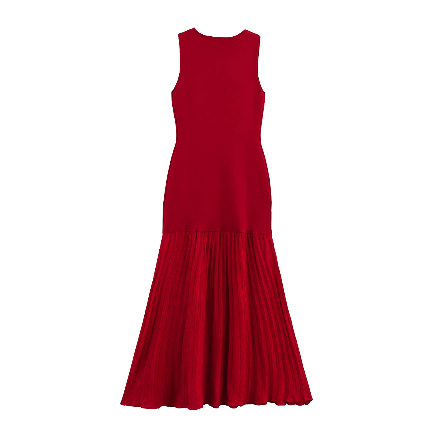 Knit Spliced Mermaid Midi Dress