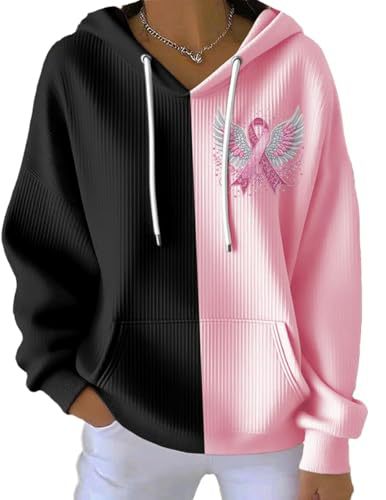 Women's Ribbon Wing Colorblock Print Casual Sweatshirt