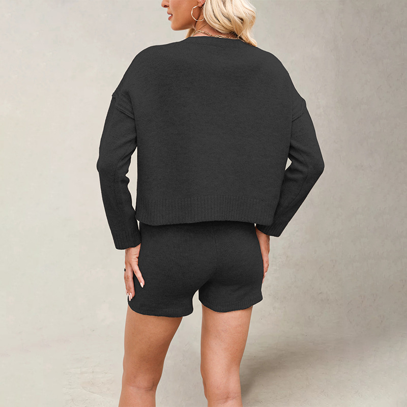Women's Pocket Button Knit Cardigan Sweater Jacket