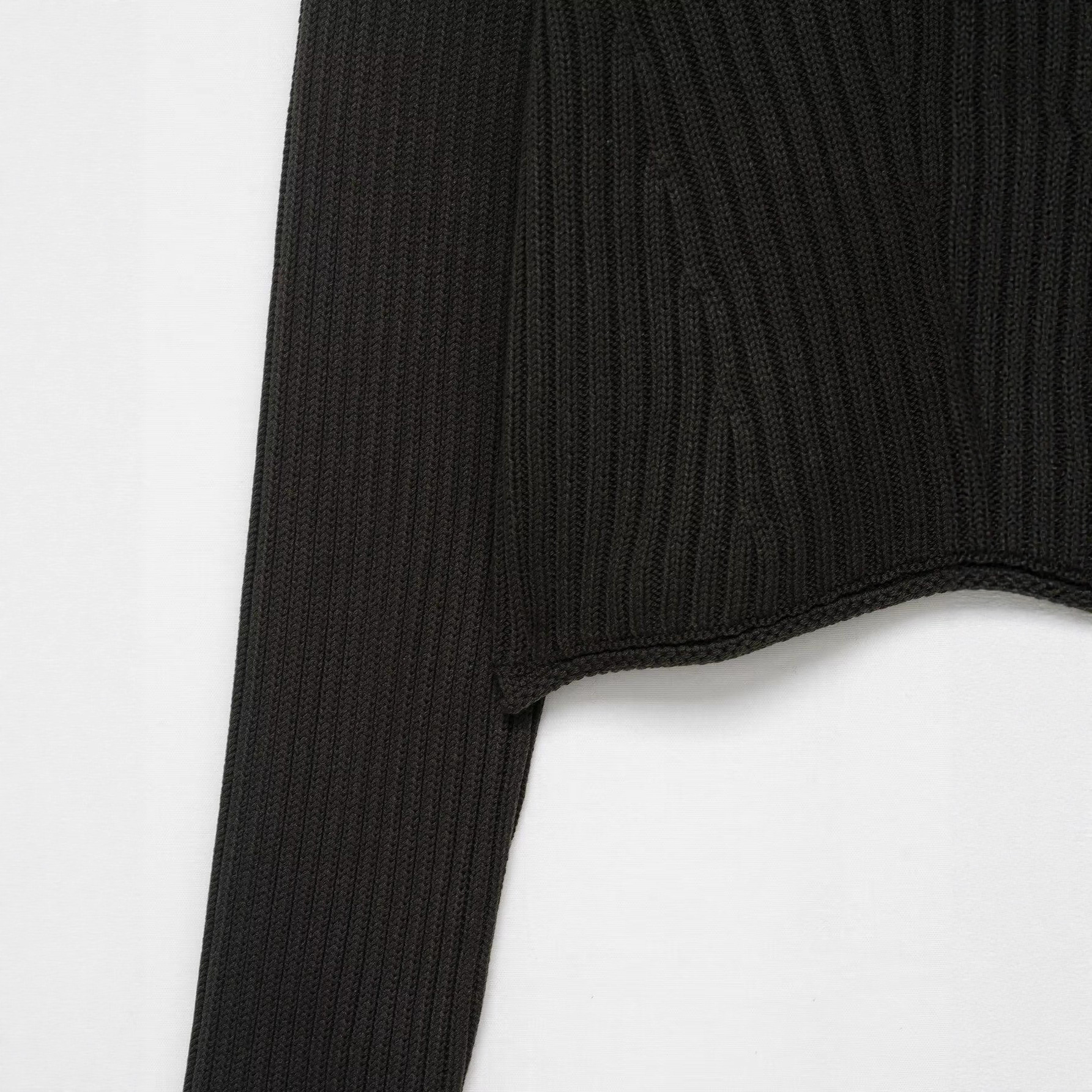 Women's Ribbed Button-Up Knit Cardigan Sweater