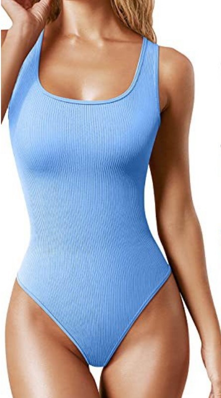 Women's Low-Cut Sleeveless Bodysuit