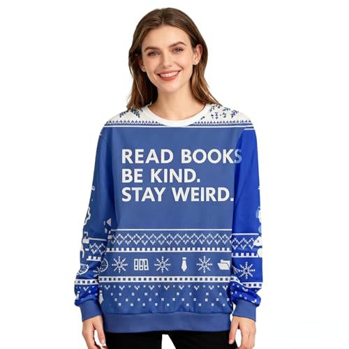 Women's Christmas Letter Graphic Print Crewneck Sweatshirt
