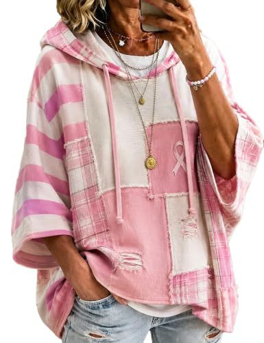 Women's Ribbon Floral Bird Print Casual Hoodie