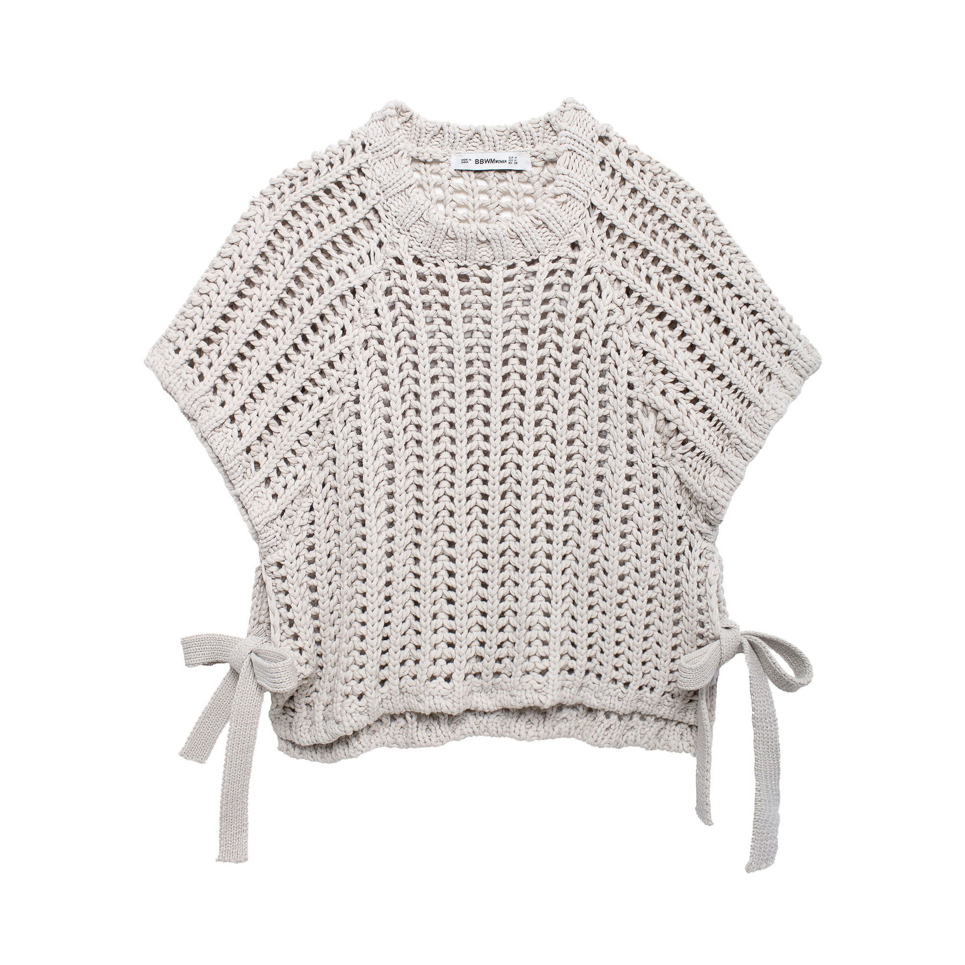 Women's Loose Pleated Short-Sleeve Knit Top