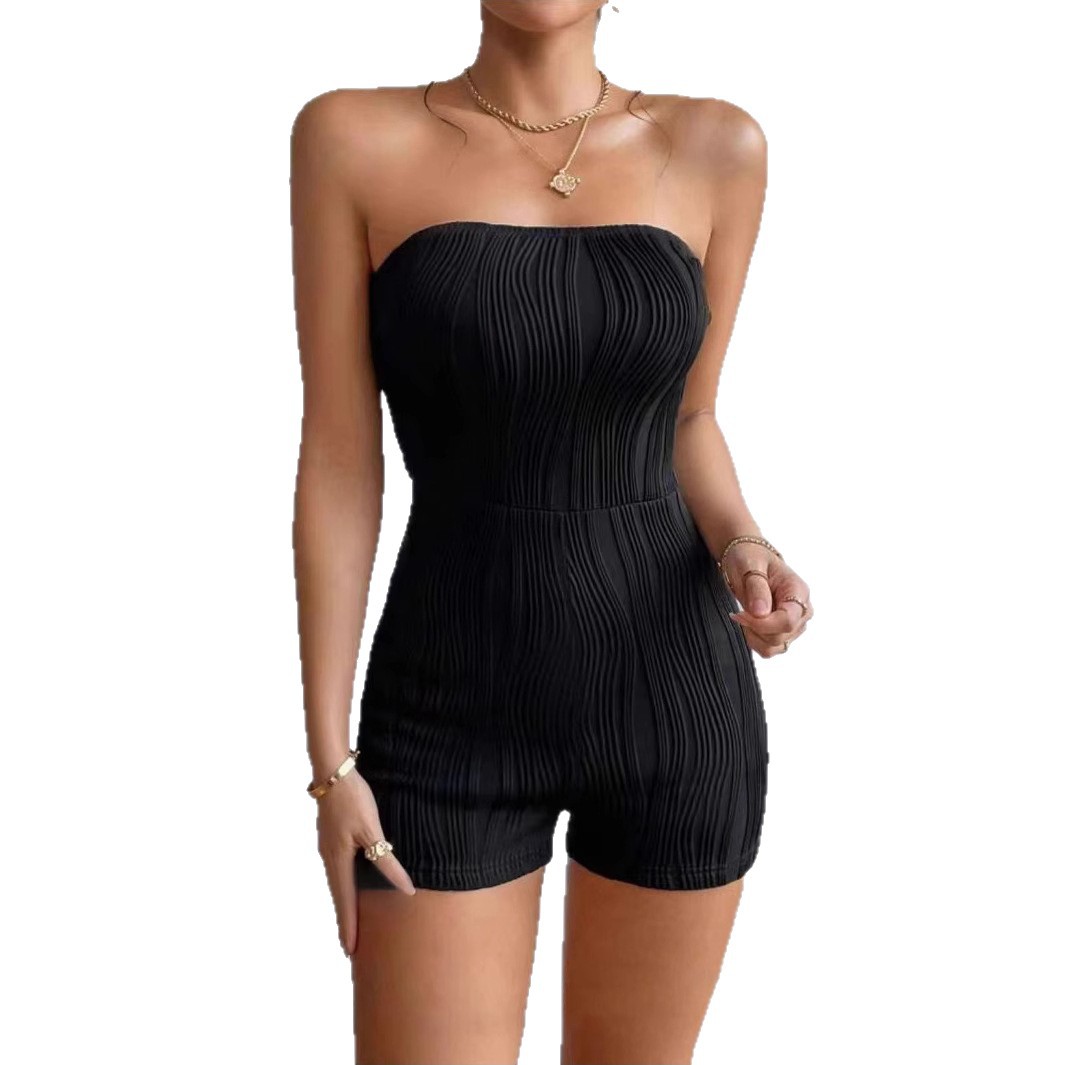 Solid Color Slim Fit Sleeveless Bodysuit