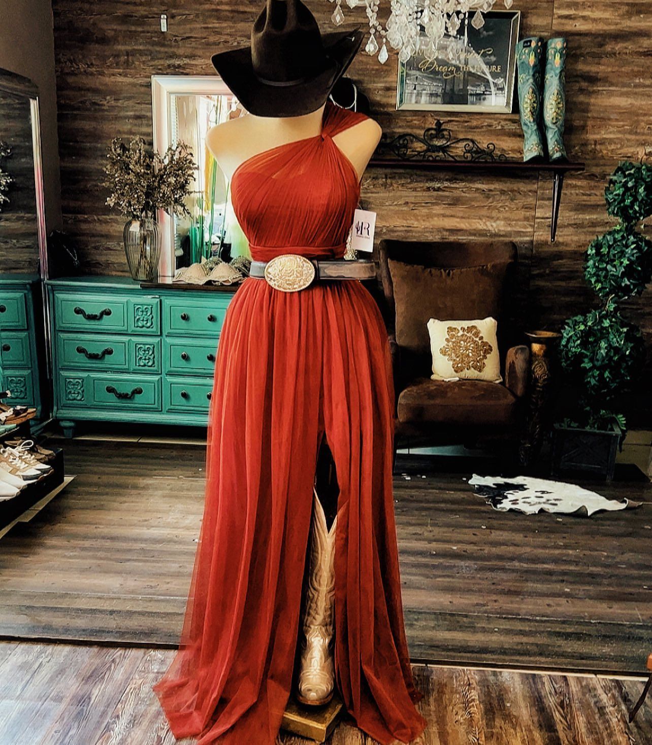 One-Shoulder Fitted Solid Color Sleeveless Long Dress