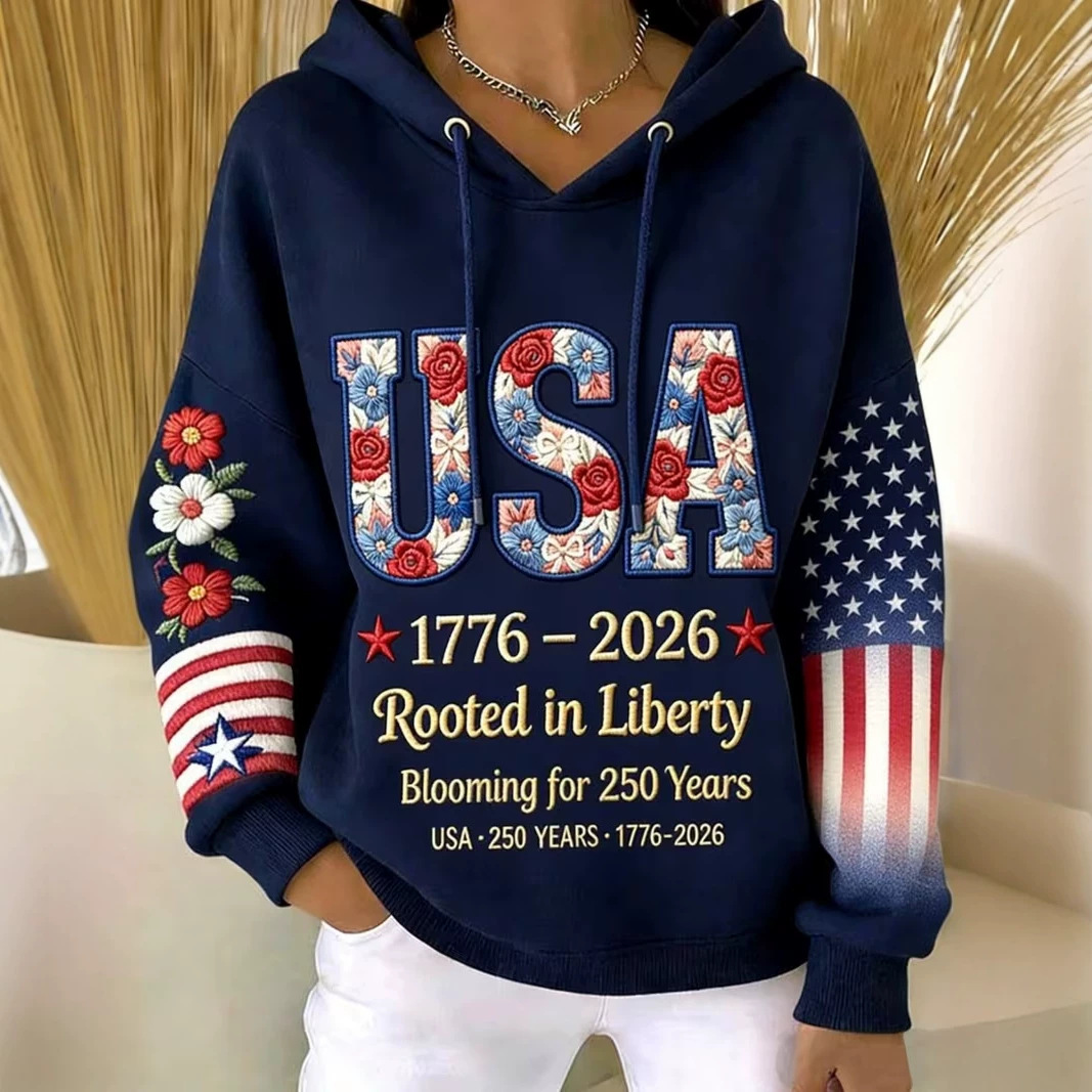 Women's Casual Graphic Print Hoodie