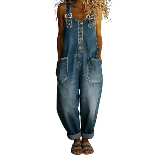Women's Gradient Print Sleeveless Jumpsuit Casual Chic