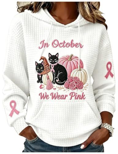 Cat Halloween Pumpkin Letter Ribbon 3D Print Hoodie Top