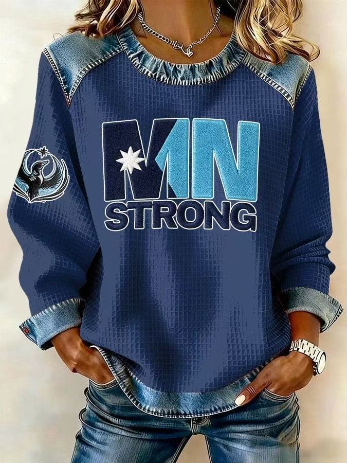 Women's Animal Lion Tiger Print Crewneck Sweatshirt