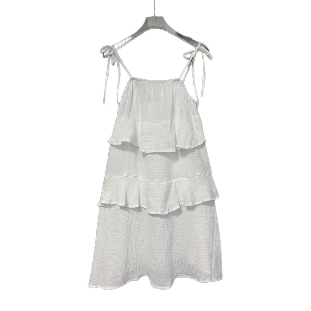 Women's Sleeveless Tiered Ruffle Cami Dress