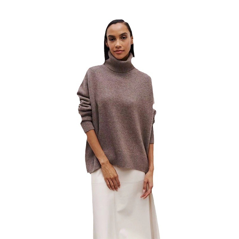 Soft Comfortable Pullover Collared Knit Sweater, Pill-Resistant Solid Color