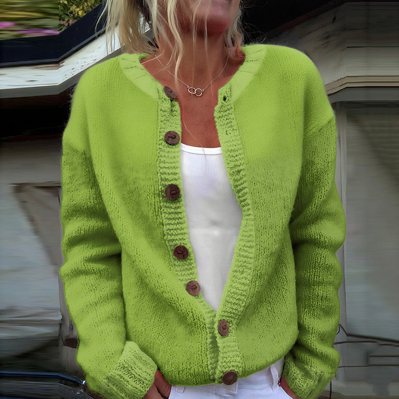 Women's Loose Knit Cardigan Sweater Coat