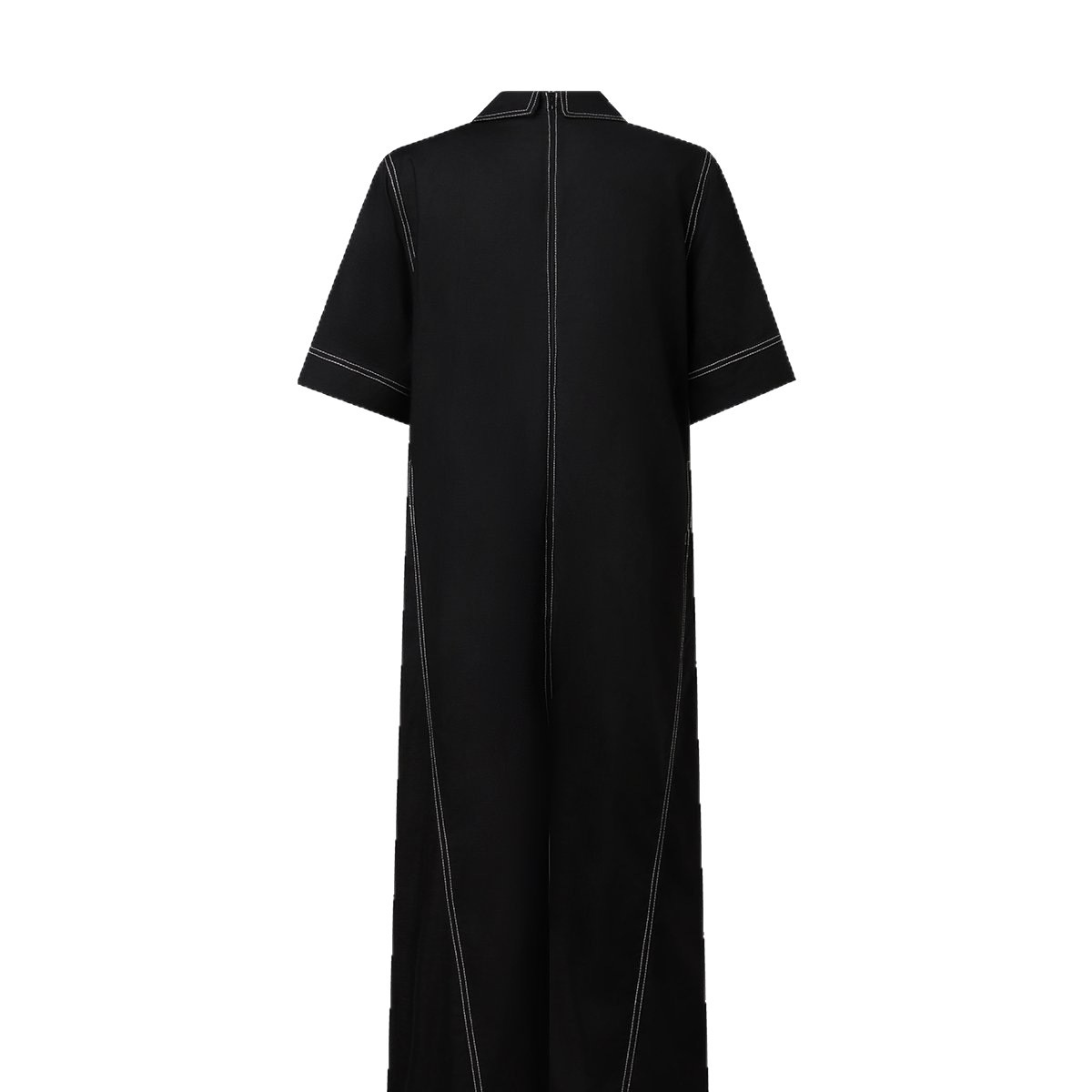 Women's Sleeveless Stand Collar Wide-Leg Jumpsuit Casual Loose Fit