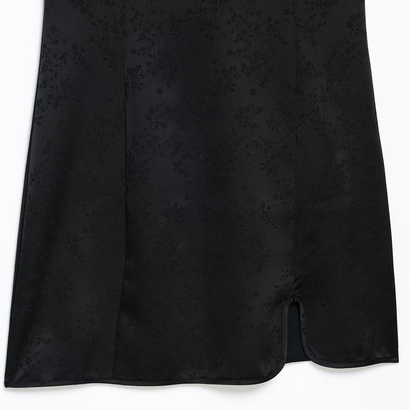 New Chinese Style Stand Collar Button-Front Dress