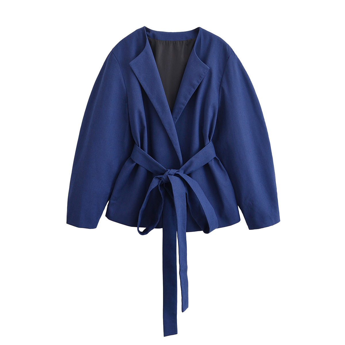 Women's Waist-Cinched Shirt & Wide-Leg Pants Set