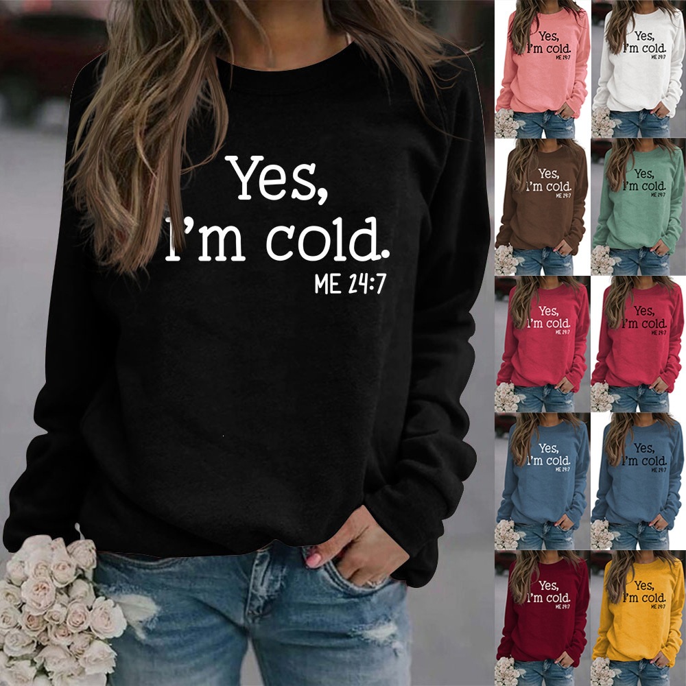 Women's Crewneck Pullover Long Sleeve Sweatshirt